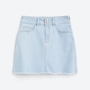 NWT Just Black Denim Double Button A-line Skirt